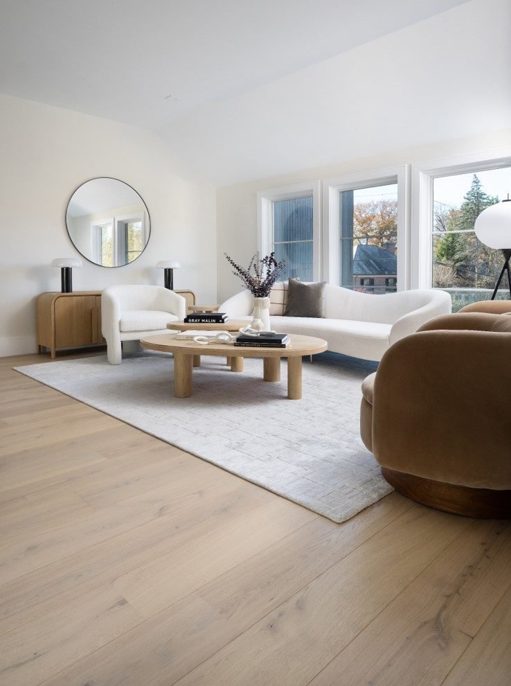 Cotton Elite hardwood detail in Newton MA installation