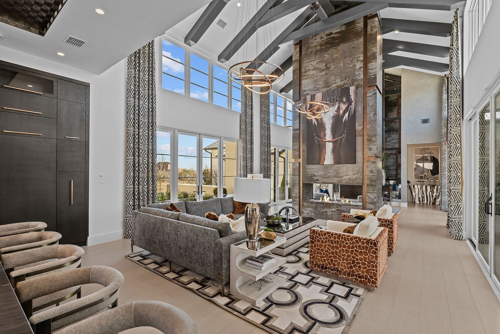 Max Pearl Select wide-plank installation in Texas Hill Country custom home