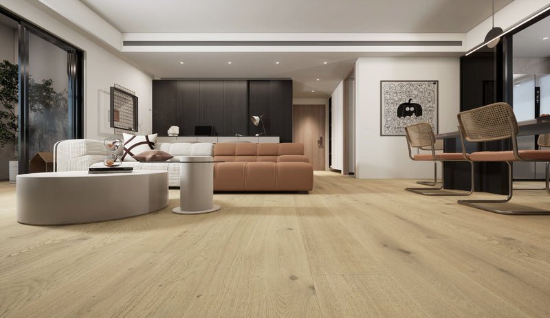 Abbotsford — McMillan engineered white oak flooring by Jamail Hardwoods