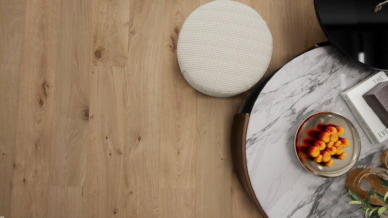 Diva — McMillan engineered white oak flooring by Jamail Hardwoods