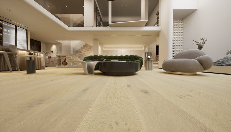Holberg — McMillan engineered white oak flooring by Jamail Hardwoods