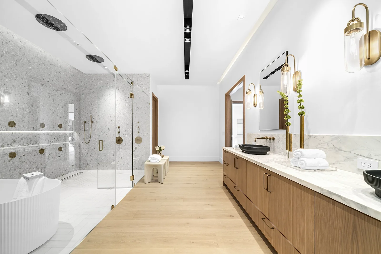Cotton hardwood in Pinecrest Residence interior