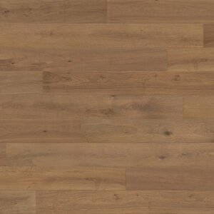 Top-down view of Paxos oak wood flooring with natural brown finish